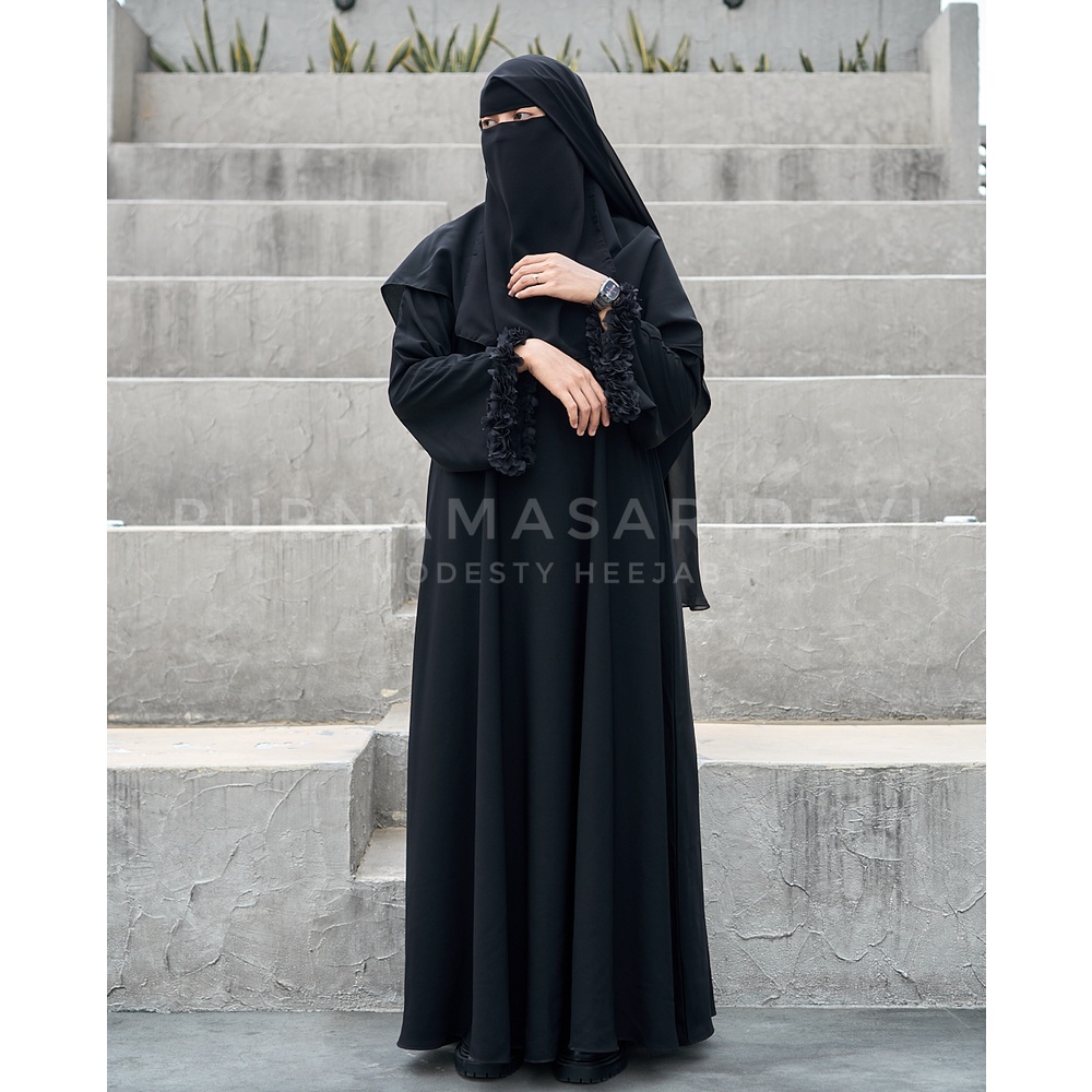 Rose Abaya by PURNAMASARIDEVI