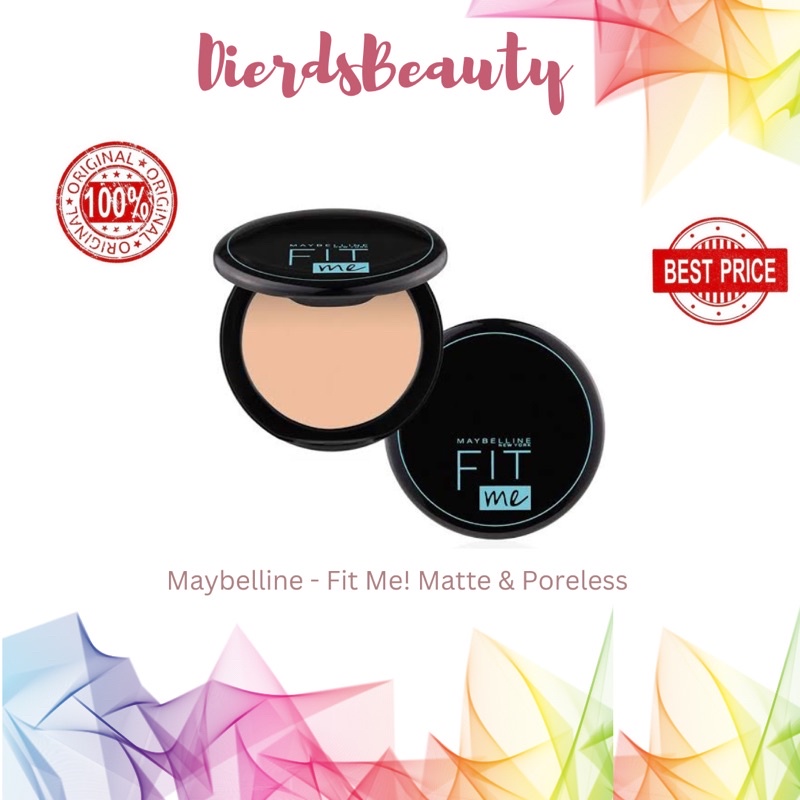 Jual Maybelline Fit Me Poreless Compact Powder Original Shopee Indonesia