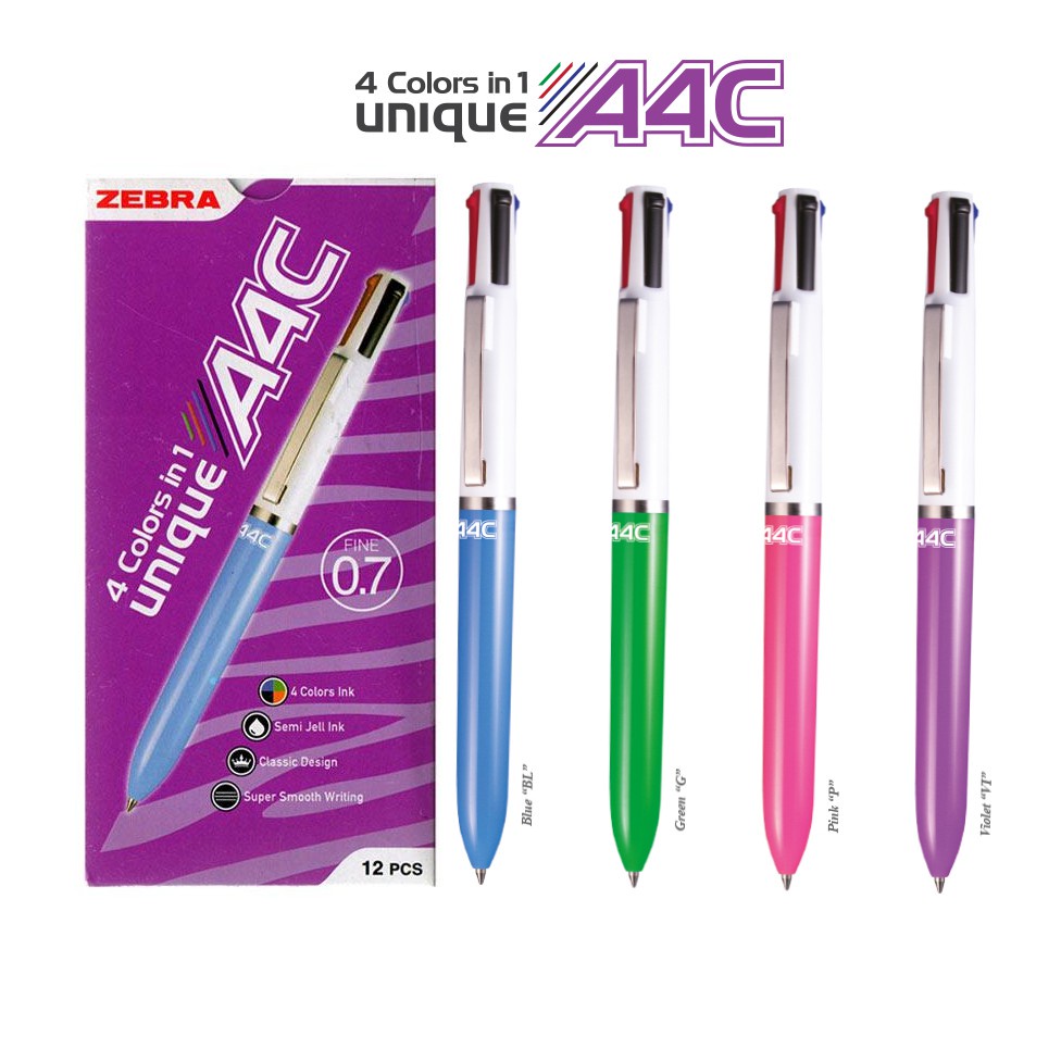 

AZ - Pulpen Zebra A4C Multifunction Pen