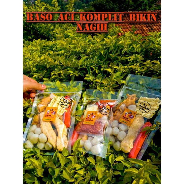 

BASO ACI si paling komplit enak bangett