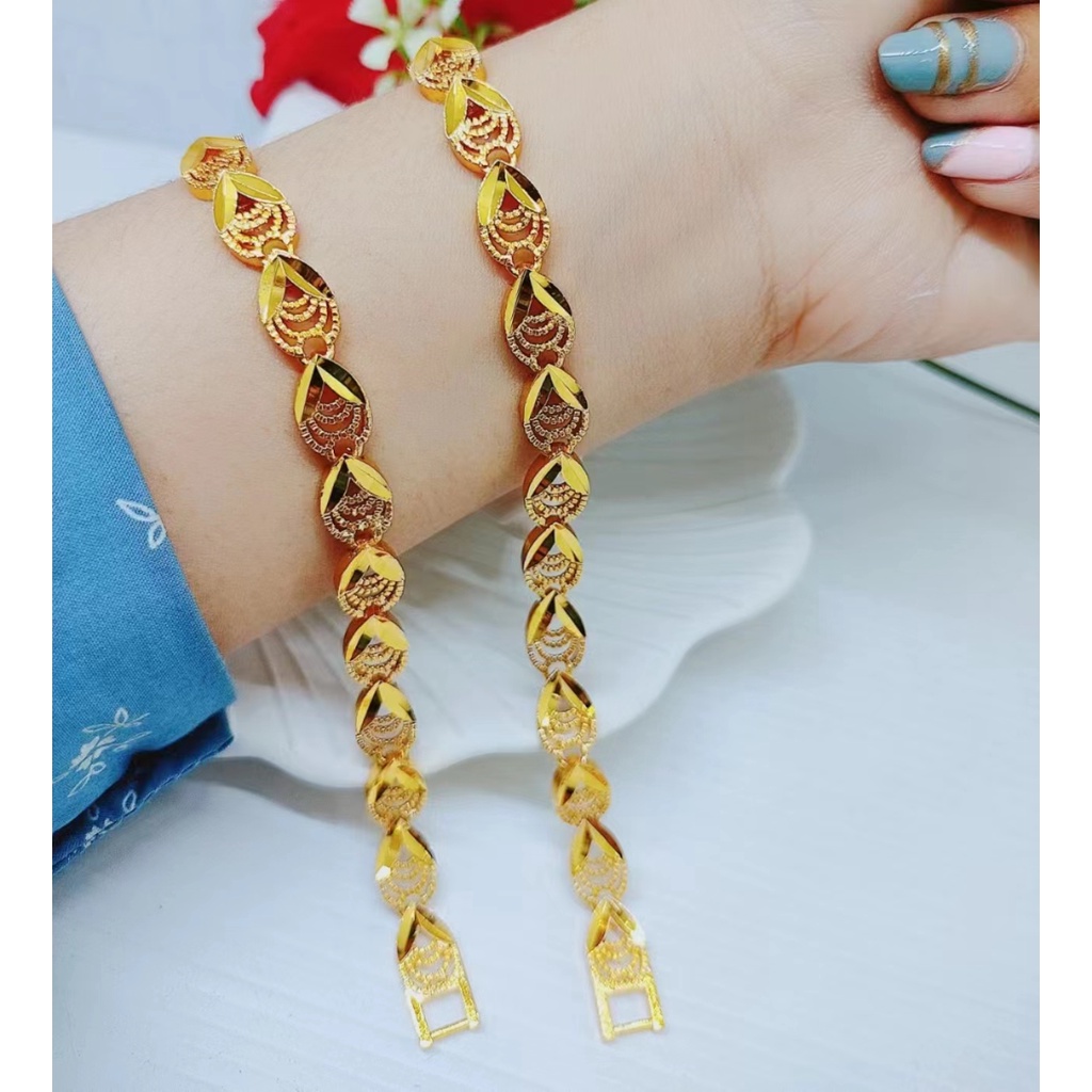 Gelang Xuping Lapis Emas 24K Perhiasan N118.119