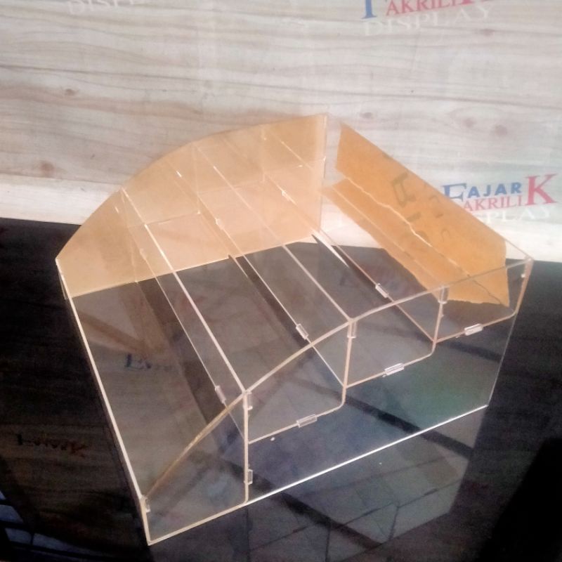 Tempat Bumbu Akrilik Bening 3-5 Susun