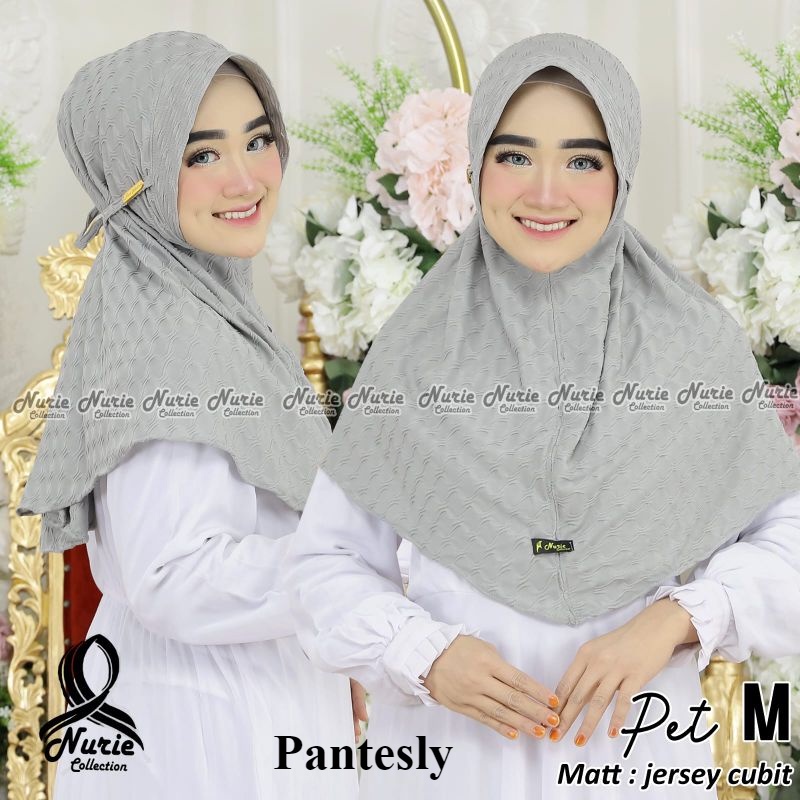 Ori Nurie PET M Jilbab Instan Jersey Cubit Jilbab Instan Jersey Pet Tali