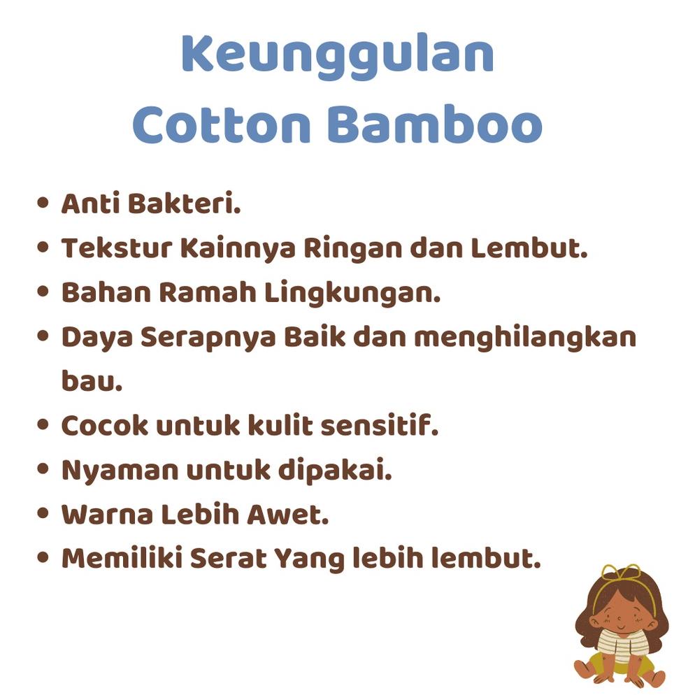 Spring Kids Baby Set S-XL baju bayi Cotton Bamboo "PDP.18Oc22g"
