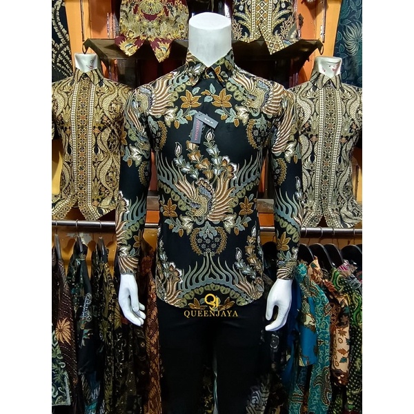 Kemeja Pria Batik Slimfit Premium Baju Batik Lengan Panjang Slimfit Kemeja Batik Slimfit Terbaru