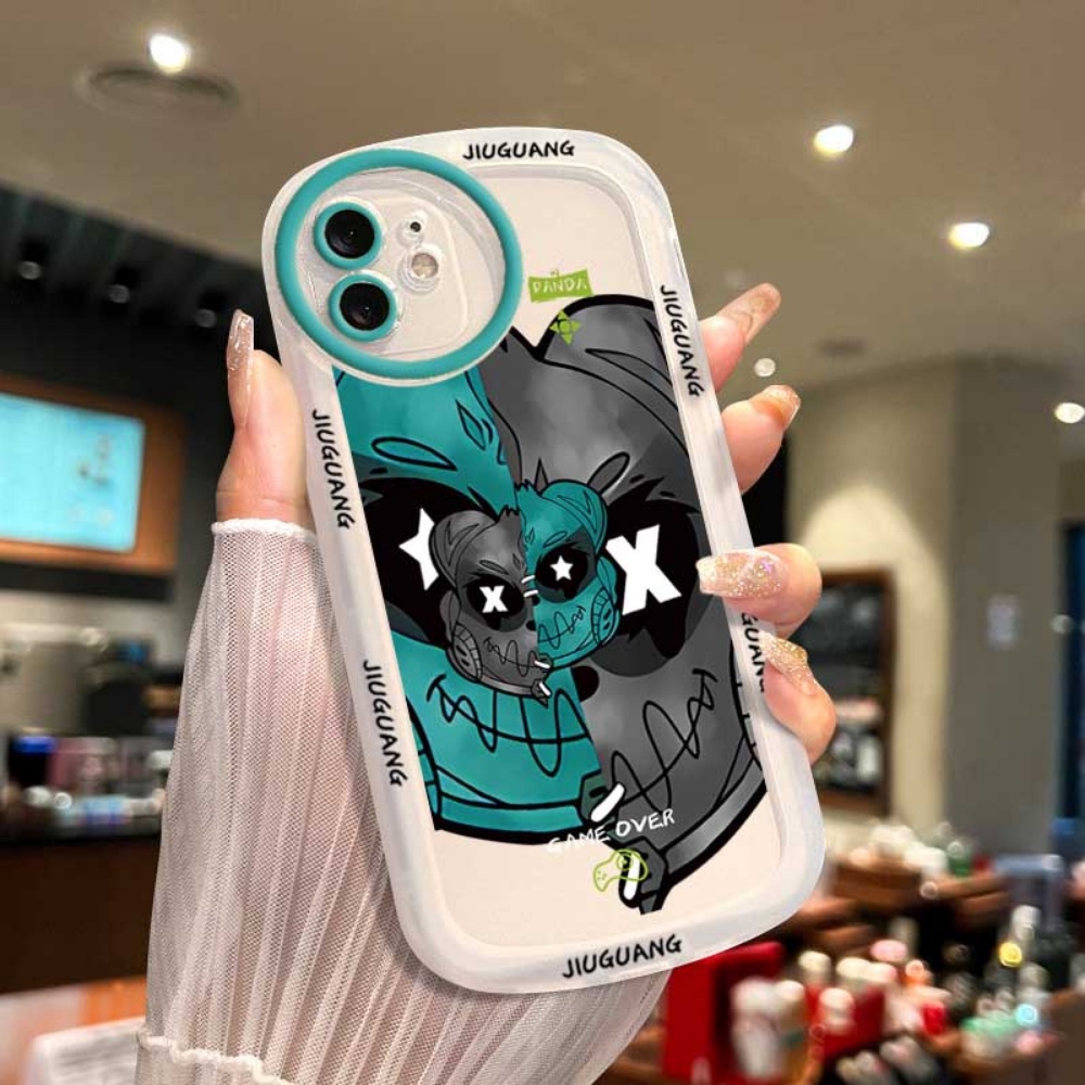 Soft Case TPU Motif Doodle Beruang Untuk VIVO Y16 Y22 Y35 Y33S Y21T Y21S Y21A Y15S Y01 Y12 Y15S Y12S Y20S Y19 Y15S Y25 Y50 Y1 S