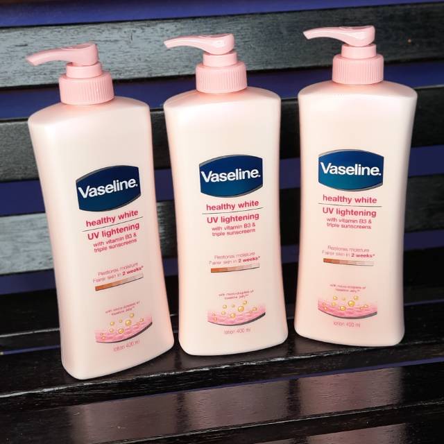 Vaseline Healthy Bight UV Extra Brightening GlutaGlow Lotion 400 ml BPOM