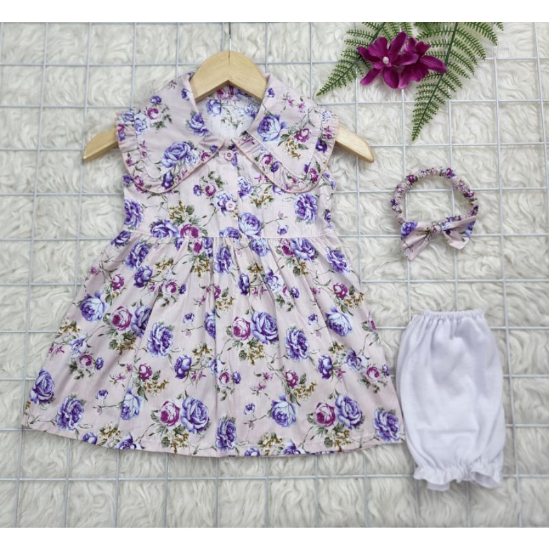 Baju bayi perempuan Dress bunga