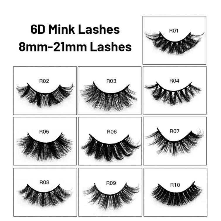 3 PASANG Professional False Eyelashes 6D Mink Lashes Natural Eyelashes Fake Eyelash Extension Makeup Tools Lash Extension Supplies
