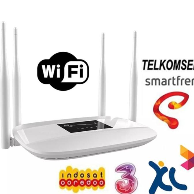 Modem WiFi 4G LTE Simcard Router Indihome BizNet FirstMedia