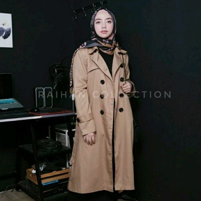 OUTER HIJAB - BLAZER - COAT - LONG BLAZER - BLAZER WANITA- LONG OUTER