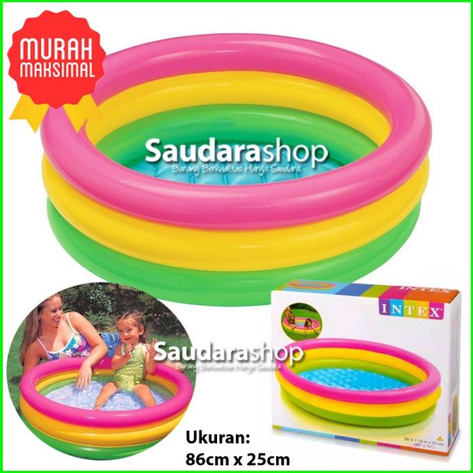 Kolam Anak Intex Kolam Karet Intex Kolam Renang Intex 58942 [86Cm]