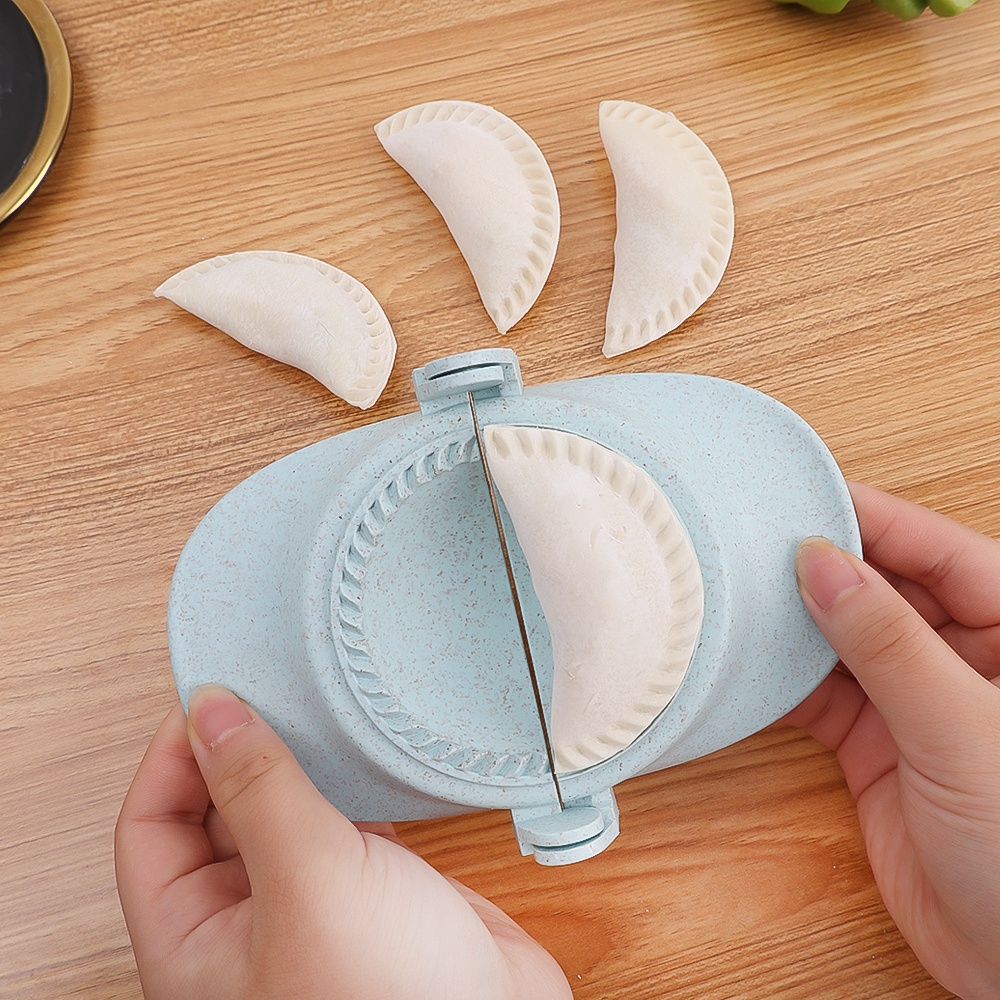 Wheat Straw Dumpling Mould Creative Baking Moulds Manual Ravioli Holder Practical Kitchen SuppliesKitchen DIY Dumpling Tools