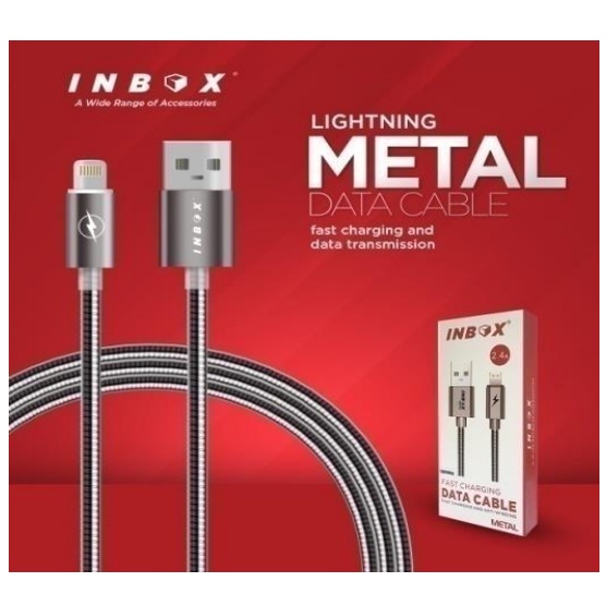 INBOX Kabel Data Fast Charging METAL Lightning / Type-C / Micro Data Cable METAL