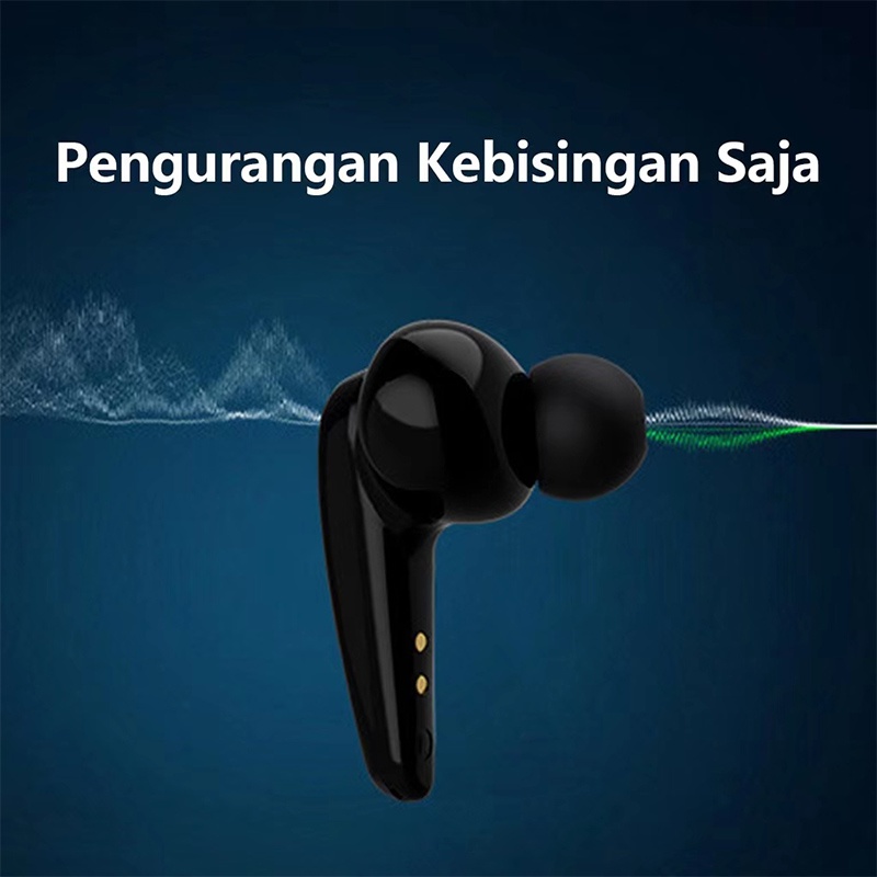 【COD】Viqoo TWS Headset Bluetooth Headset Gaming Earphone Nirkabel Bank Daya Stereo Bass Penuh-GS01