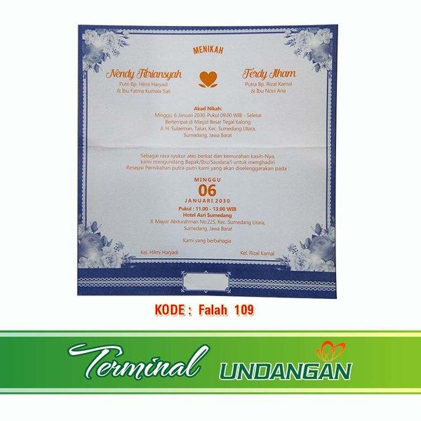 Blangko Undangan Falah 109 Murah
