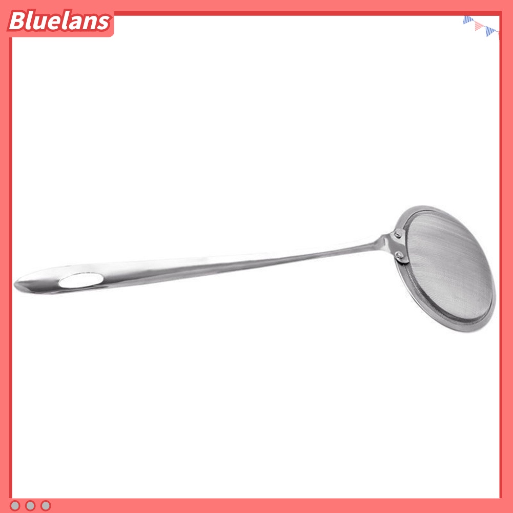 [Bayar Di Tempat]Sendok Saringan Bahan Mesh Stainless Steel Warna Biru