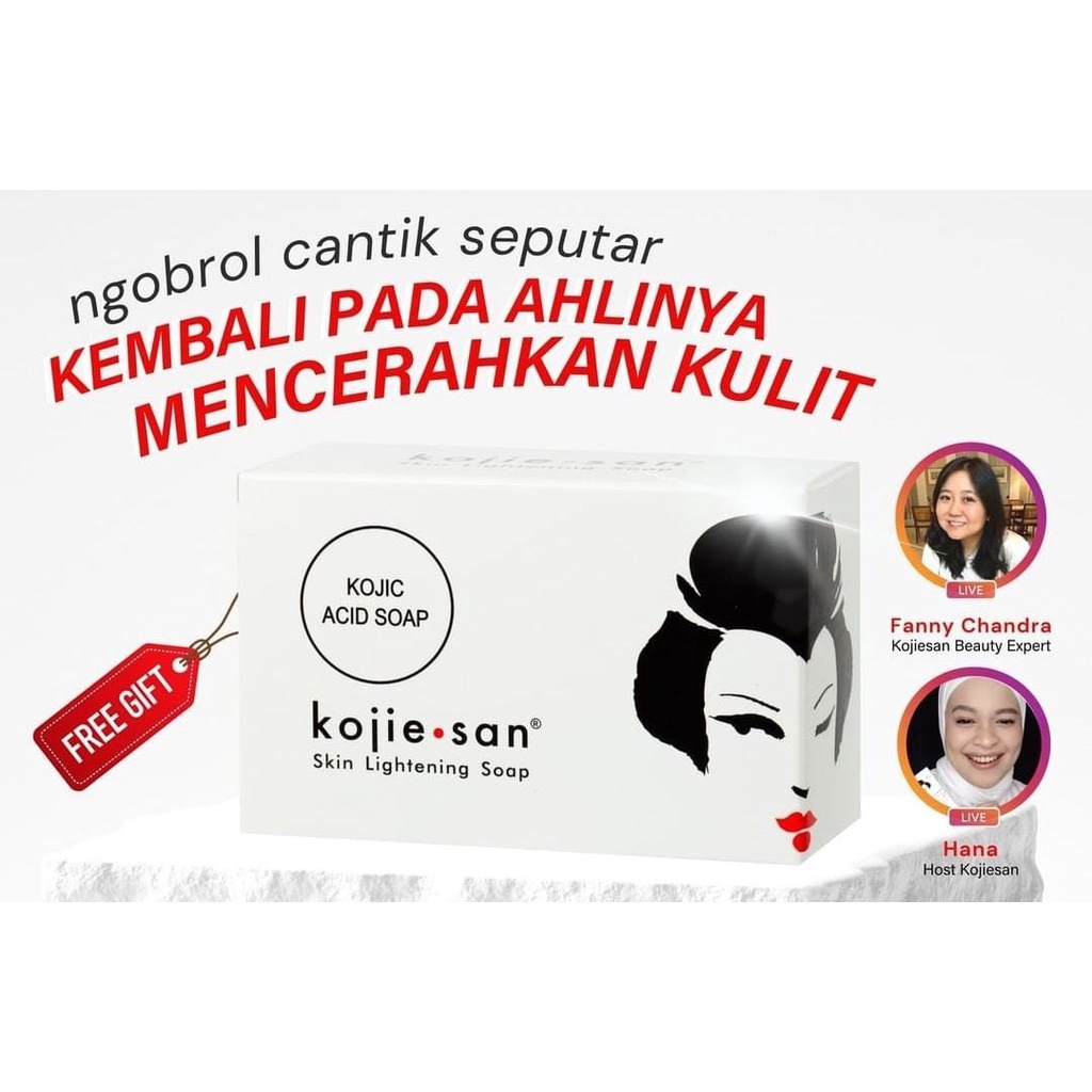 KOJIE SAN SKIN LIGHTENING SOAP / KOJIESAN KOJIC ACID SOAP - 65 gram