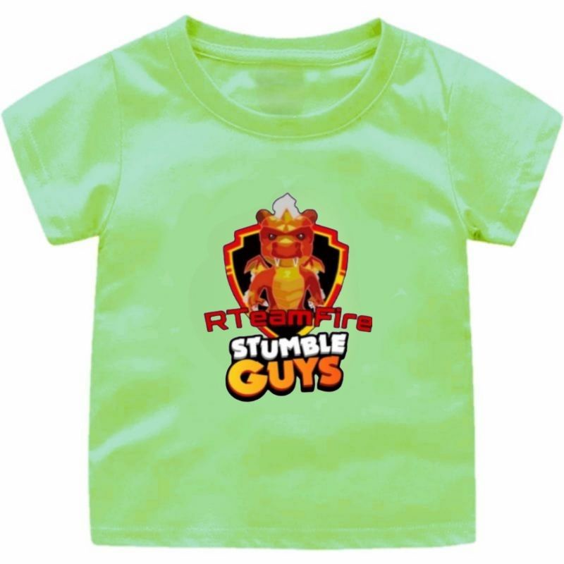 BAJU KAOS ANAK CEWEK/COWOK 1-12 TAHUN MOTIF INFERNO2 BAJU KAOS ANAK STUMBLE GUYS VIRAL.