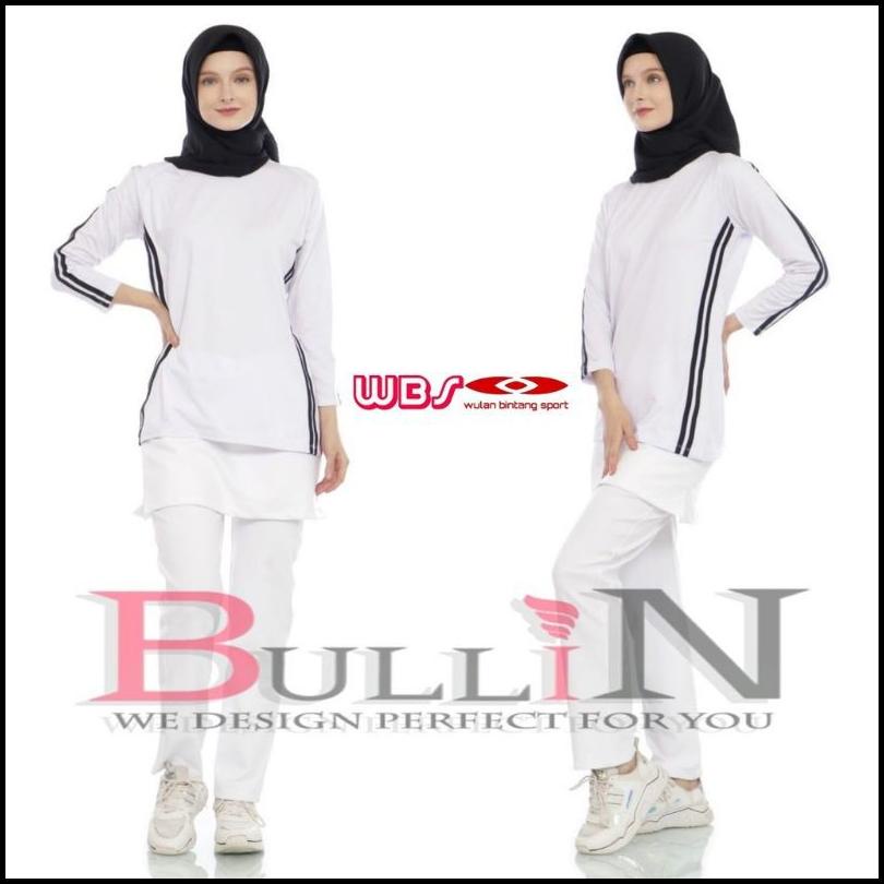Set Cbr Rok Sport / Setelan Rok Panjang Wanita