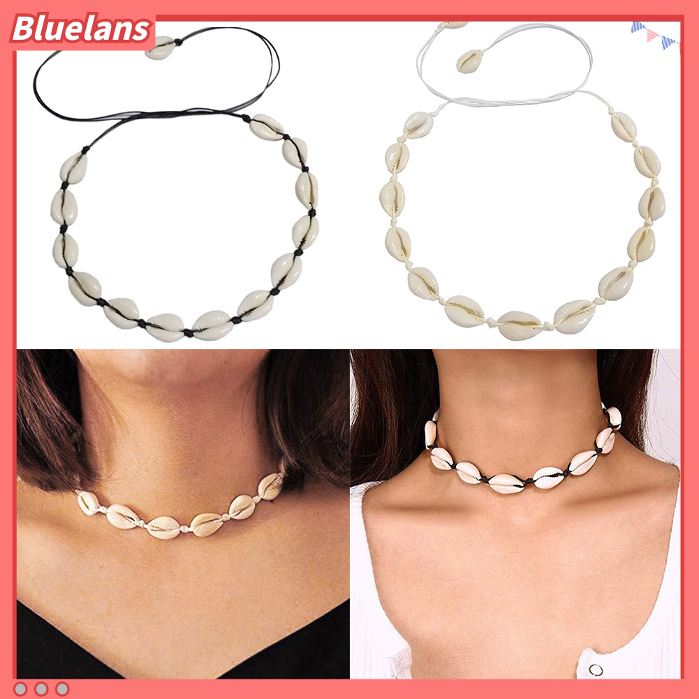 Kalung Choker Tali Lilin Handmade Gaya Bohemia Untuk Wanita