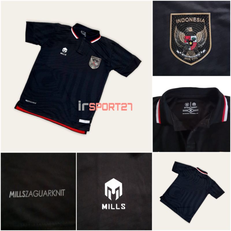 Jersey Timnas Indonesia 3rd hitam official 2022 - 2023