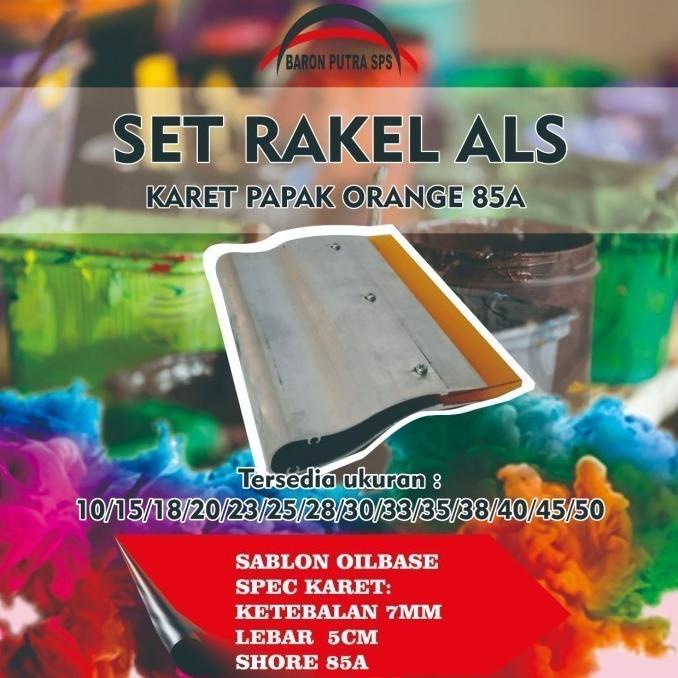 

Kualitas terbaik] SET RAKEL ALS KARET PAPAK ORANGE 85A 50 CM