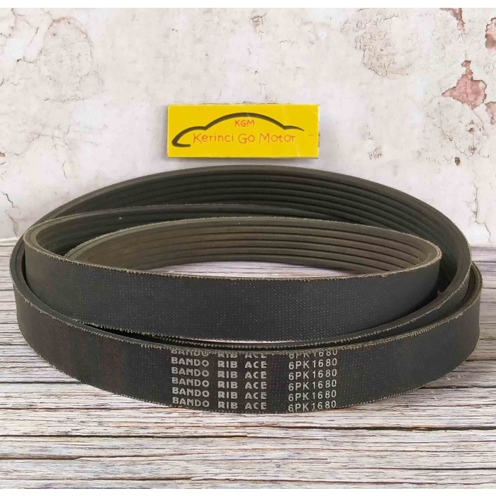 BANDO VAN BELT 6PK 1680 RIB BELT TALI KIPAS 6PK-1680 FAN BELT ALUR