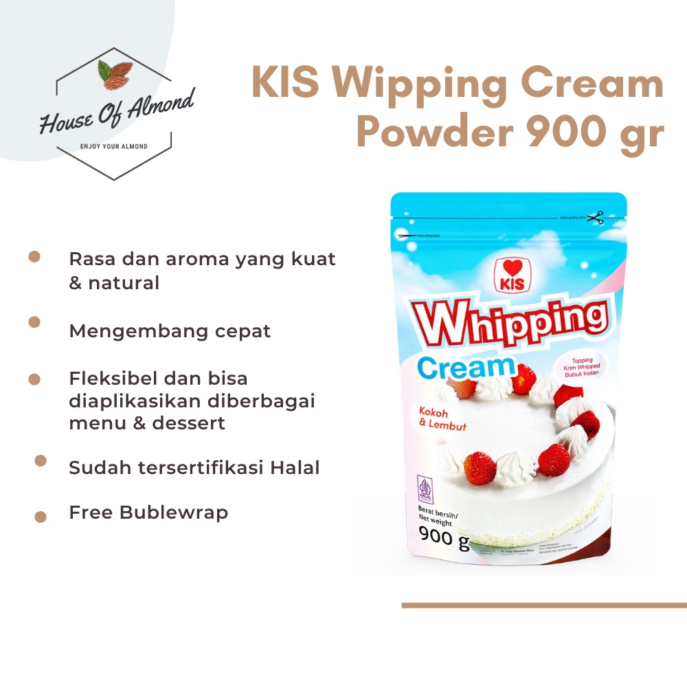 

KIS Wipping Cream Powder 900gr