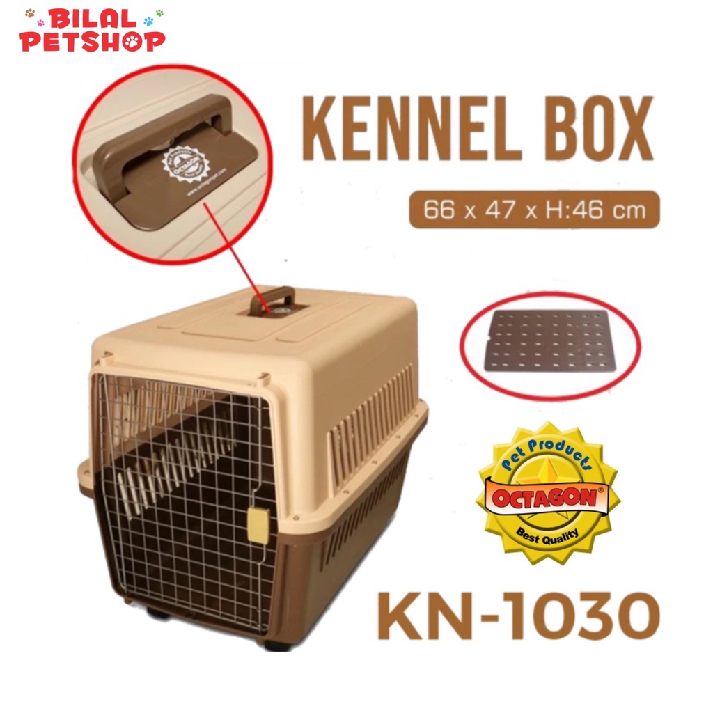 Pet Cargo Octagon KN-1030 Untuk Kucing Anjing Size Besar 66x47x46 cm