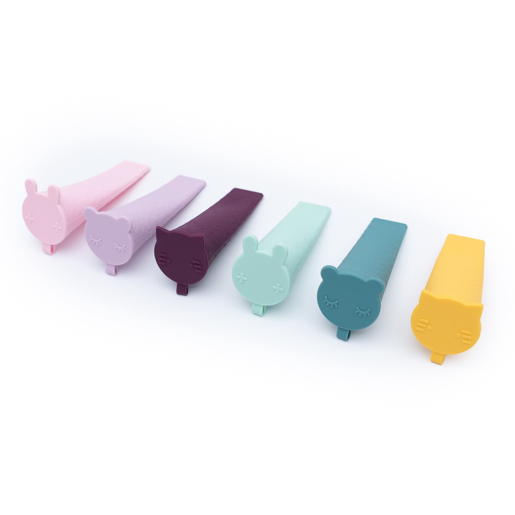 We Might Be Tiny Silicone Tubies - Cetakan Push Pop Pops Es Pudding Silicone Karakter Set Of 6 Silicone