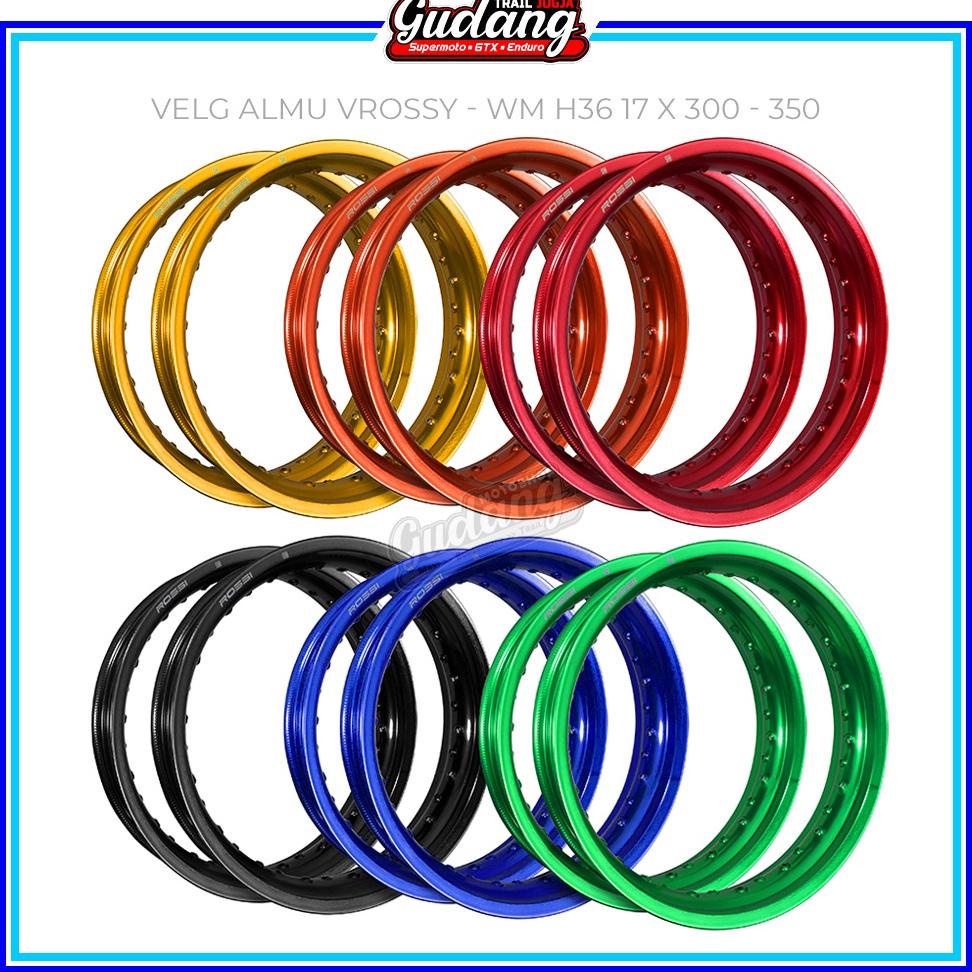 Velg Vrossy Rossy Rosi SET Depan Belakang 17-300x350 36Hole CRF 150L KLX Dtracker WR 155 Supermoto