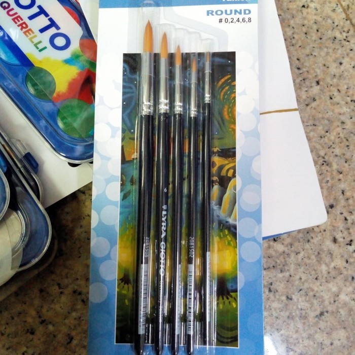 

Hadir Art Brush Round /Kuas Lukis /Set Lyra Diskon