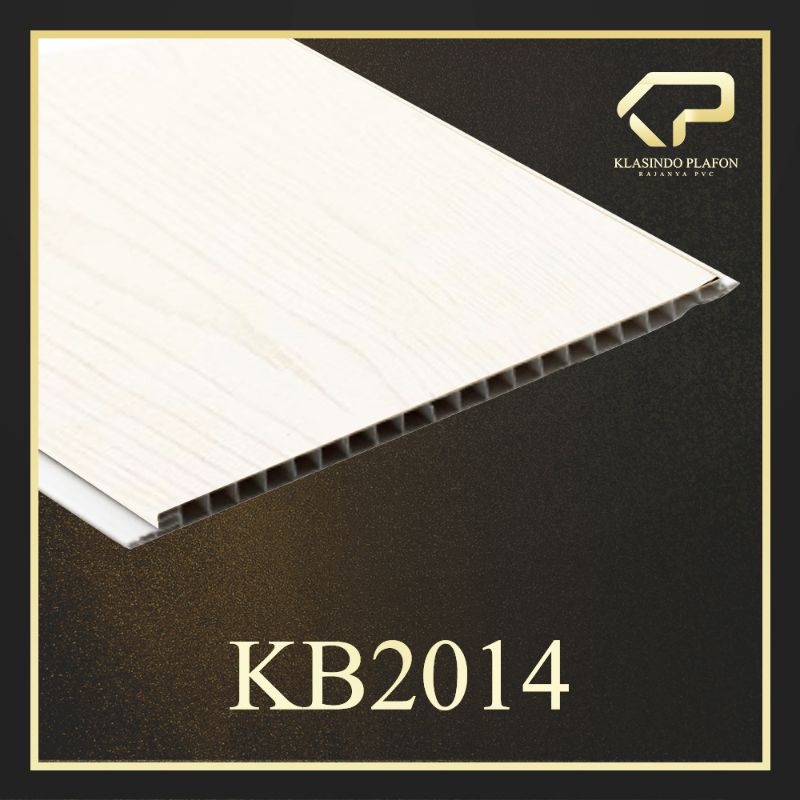plafon PVC murah bandung KB2014 putih motif kayu & KB2065 cokelat motif kayu