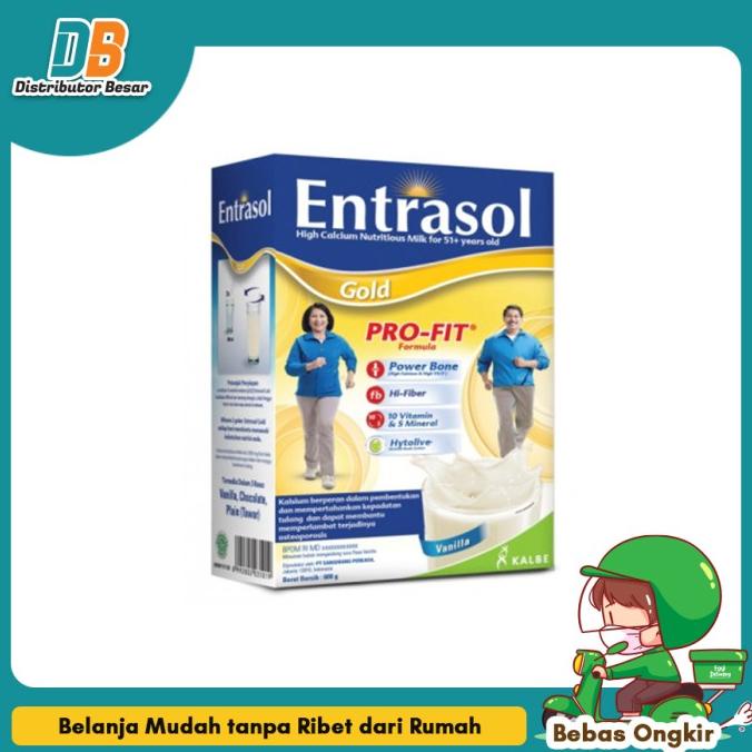

[ COD ] Susu Entrasol Gold Vanila 600 gram