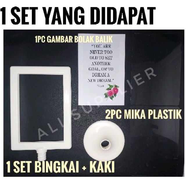 Bingkai foto 2 sisi / Frame bingkai pigura / Bingkai murah