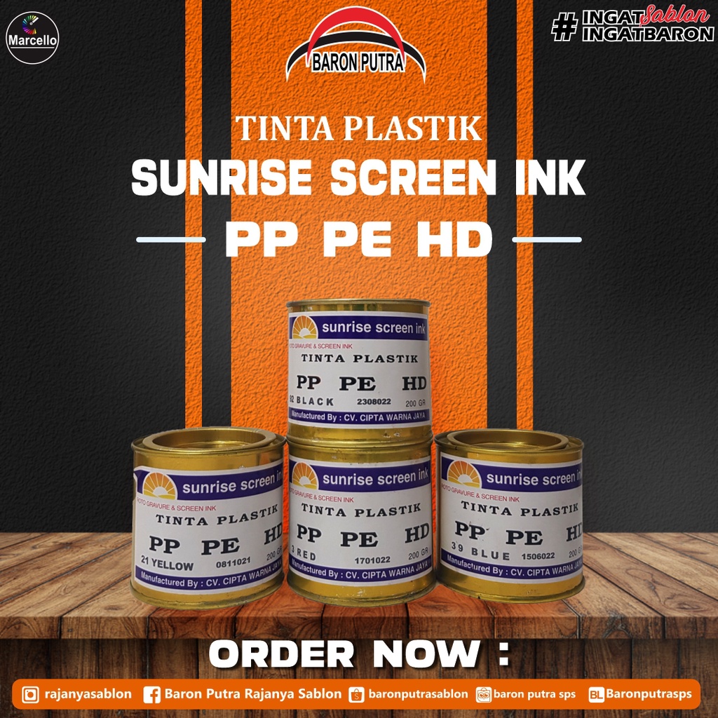 

SUNRISE HDPE GREEN 200GR (TINTA SABLON PLASTIK)