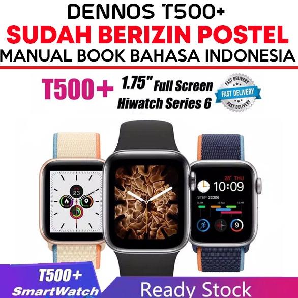 [KODE 412] DENNOS T500+ Plus SmartWatch  Jam Tangan Pintar hiwatch series 6