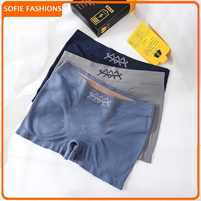 SPECIAL PROMO SF - Celana Dalam Boxer Rajut Premium Pria CD Underwear Sempak Pria Murah Comfortable 