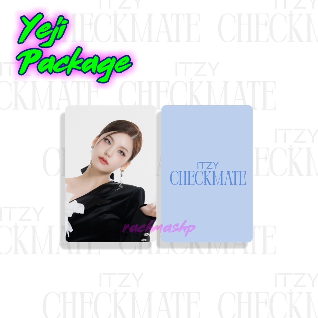 premium PHOTOCARD/PC ITZY Checkmate Making Photo - Yeji