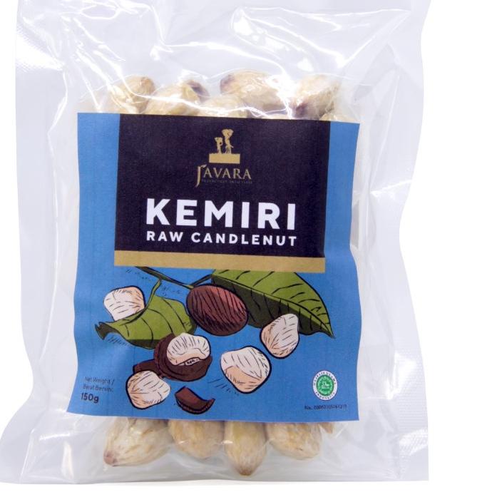 

✨MEN SALE✨ Javara Raw Candlenut Whole | Kemiri 150g 