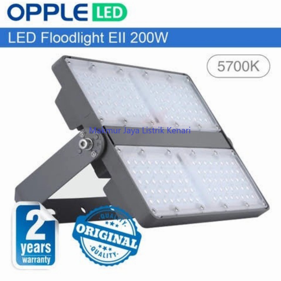 OPPLE LAMPU LED FLOODLIGHT - E II 200W-60D-GY-GP High Kualitas High Brand