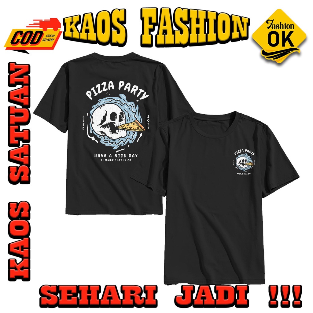 T-Shirt Project Summer PIZZA PARTY/VIRAL