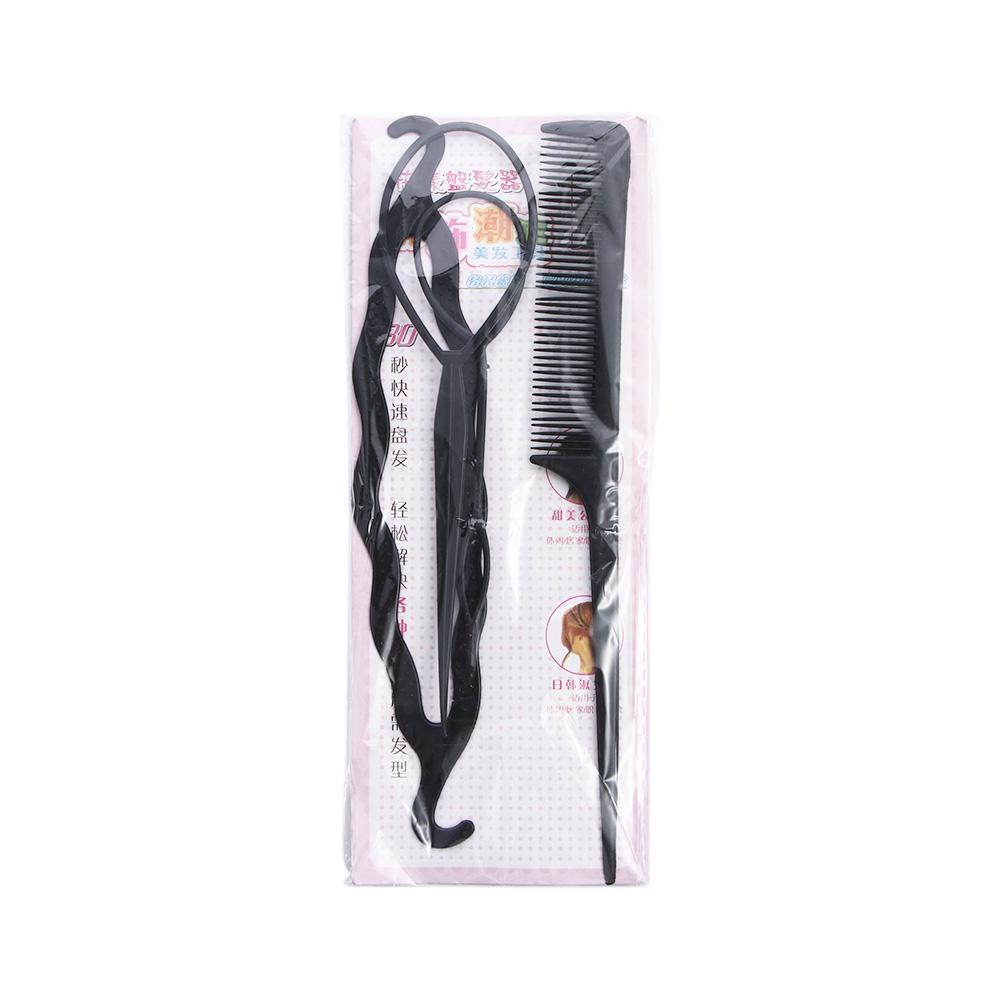 Needway   Alat Mengepang Rambut Fashion Multifungsi Aksesoris Rambut Hairstyling Tool Menenun Hair Clip Bun Maker Hair Dispenser