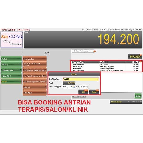 Software Program Kasir Klinik Salon Spa Full Versi Unlimited