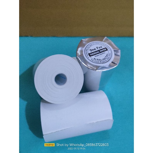

Kertas thermal EDC ukuran 58x40 paket 100pcs