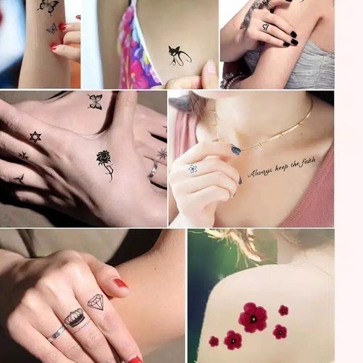 YER Tato Temporer Gaul Keren Lengan Tangan Temporary Tattoo Stiker Tempel Sticker Tatto Temp 10X6CM 