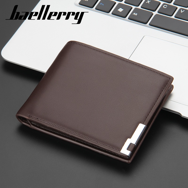 BAELLERRY D1835 Dompet Pria Bahan Kulit PU Leather Premium WATCHKITE WKOS