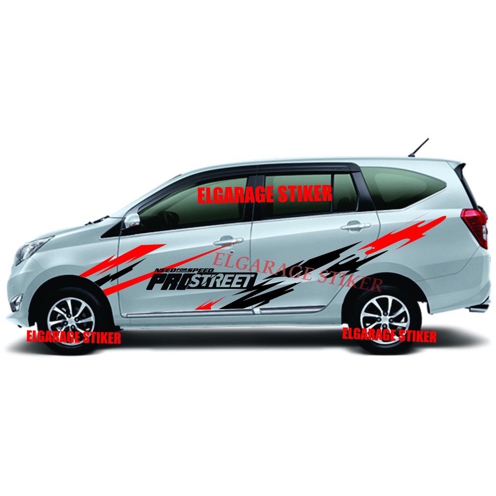 Stiker mobil daihatsu sigra stiker body samping mobil sigra cutting stiker mobil sigra calya xenia a