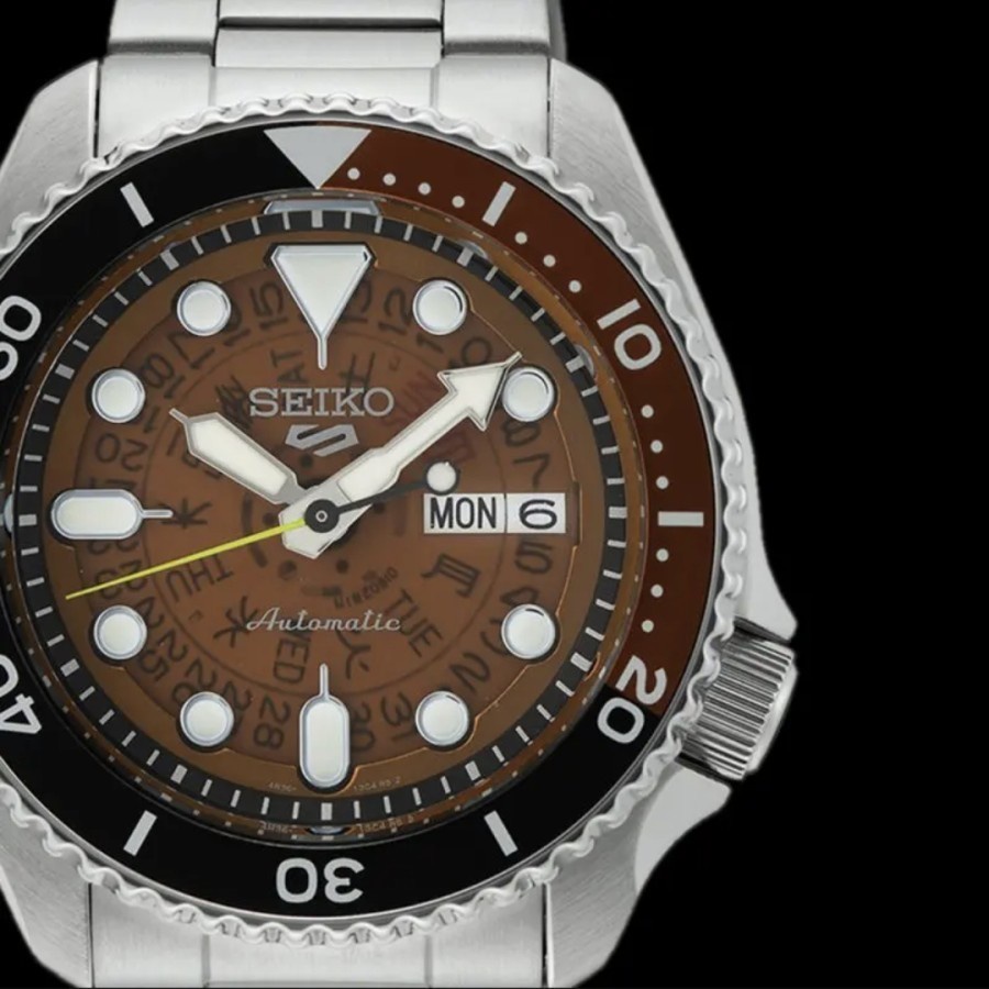 Seiko 5 Sports SRPJ47K1 SRPJ47 Skeleton Style Original & Garansi